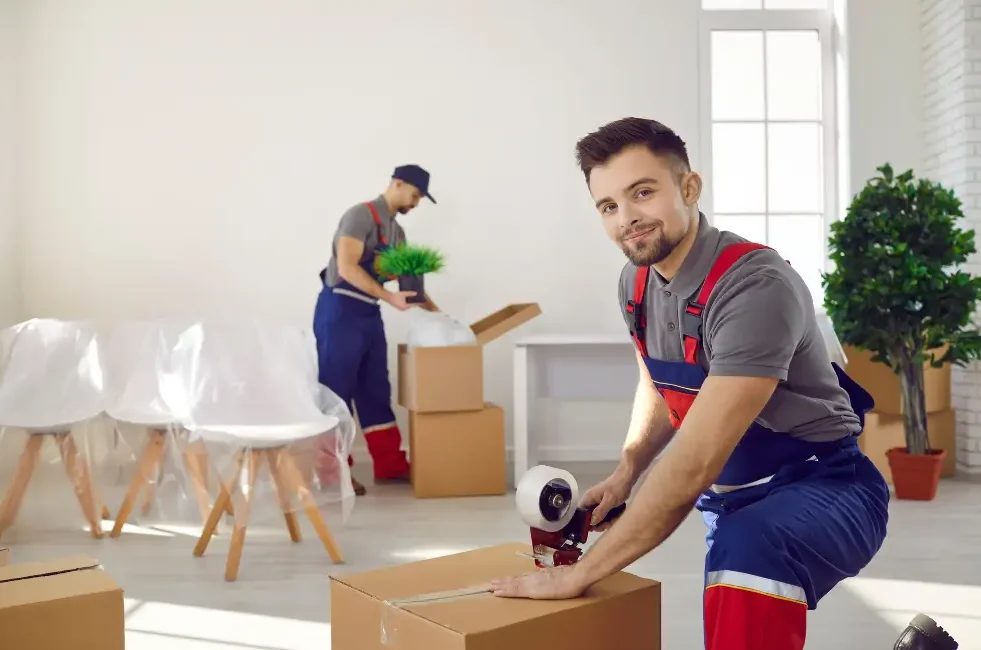 6 Post Nachsendeauftrag Karton verpacken